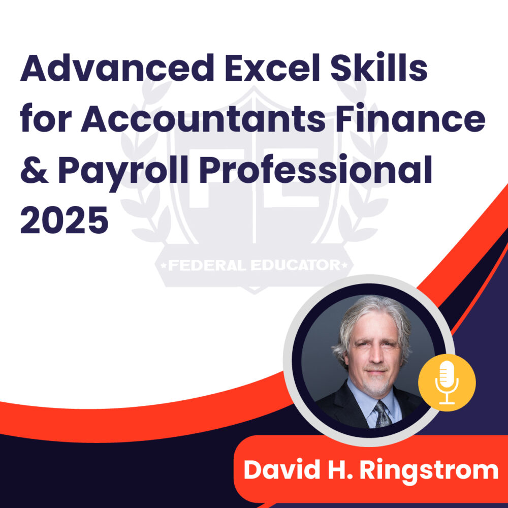 Advanced Excel Skills for Accountants Finance & Payroll Professional 2025