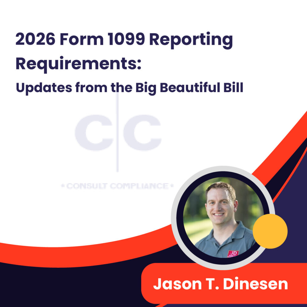 2026 Form 1099 Reporting Requirements: Updates from the Big Beautiful Bill