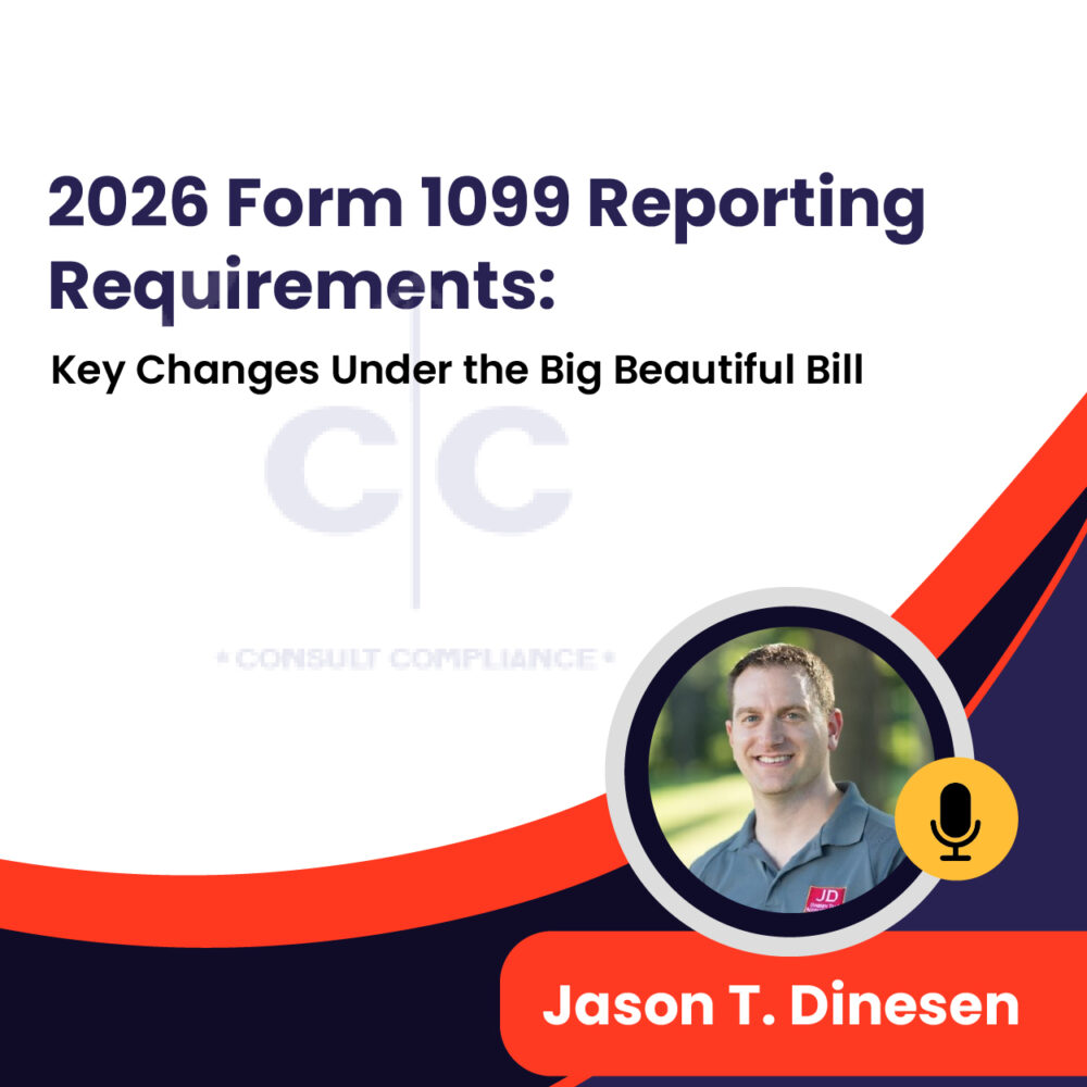 2026 Form 1099 Reporting Requirements: Key Changes Under the Big Beautiful Bill